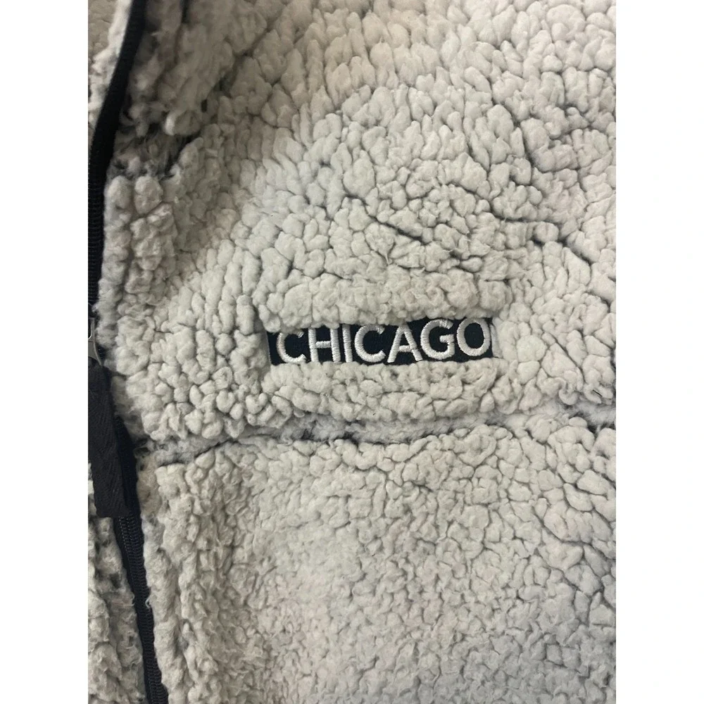 BCA Chicago Fleece Jacket White Size XL